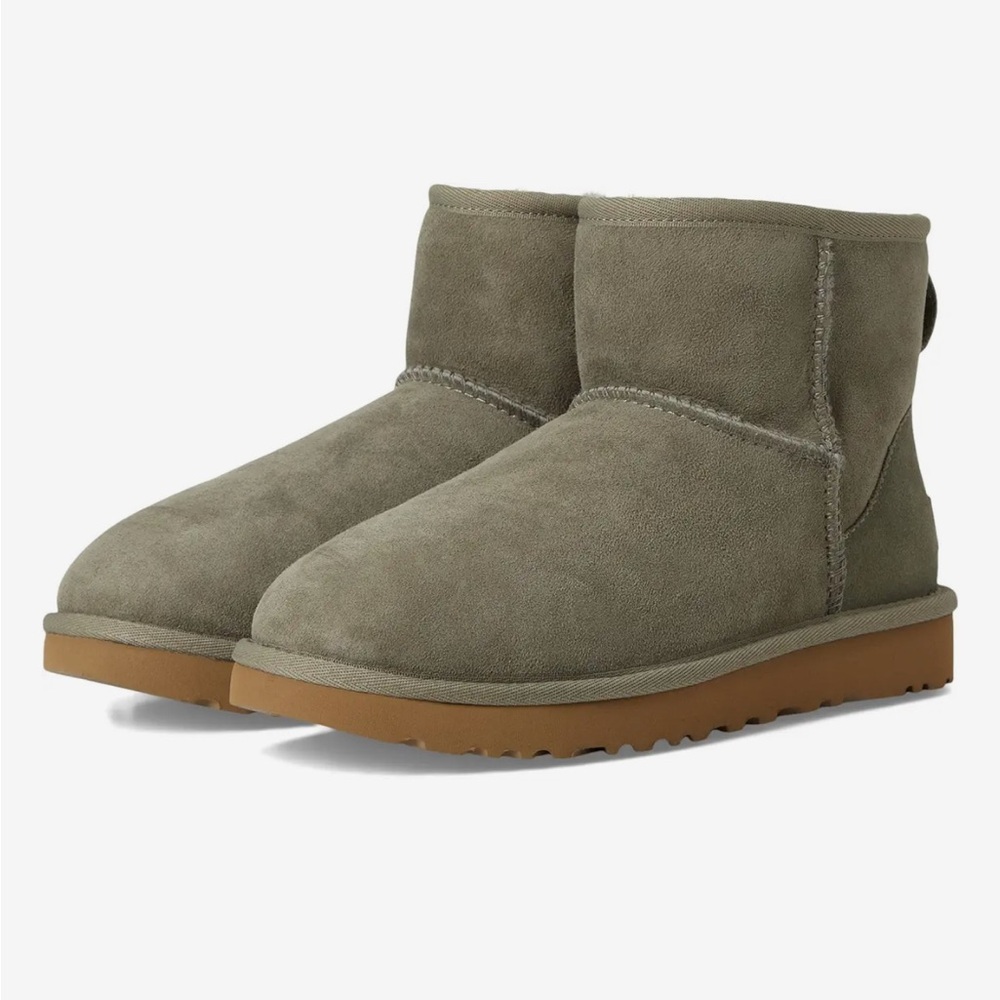 Olive Green UGG classic mini II